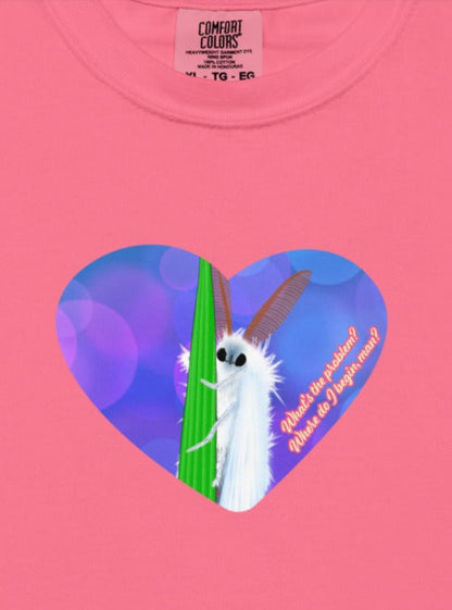 What Seems to be the Problem, Moth • Unisex Garment-Dyed Heavyweight T-Shirt