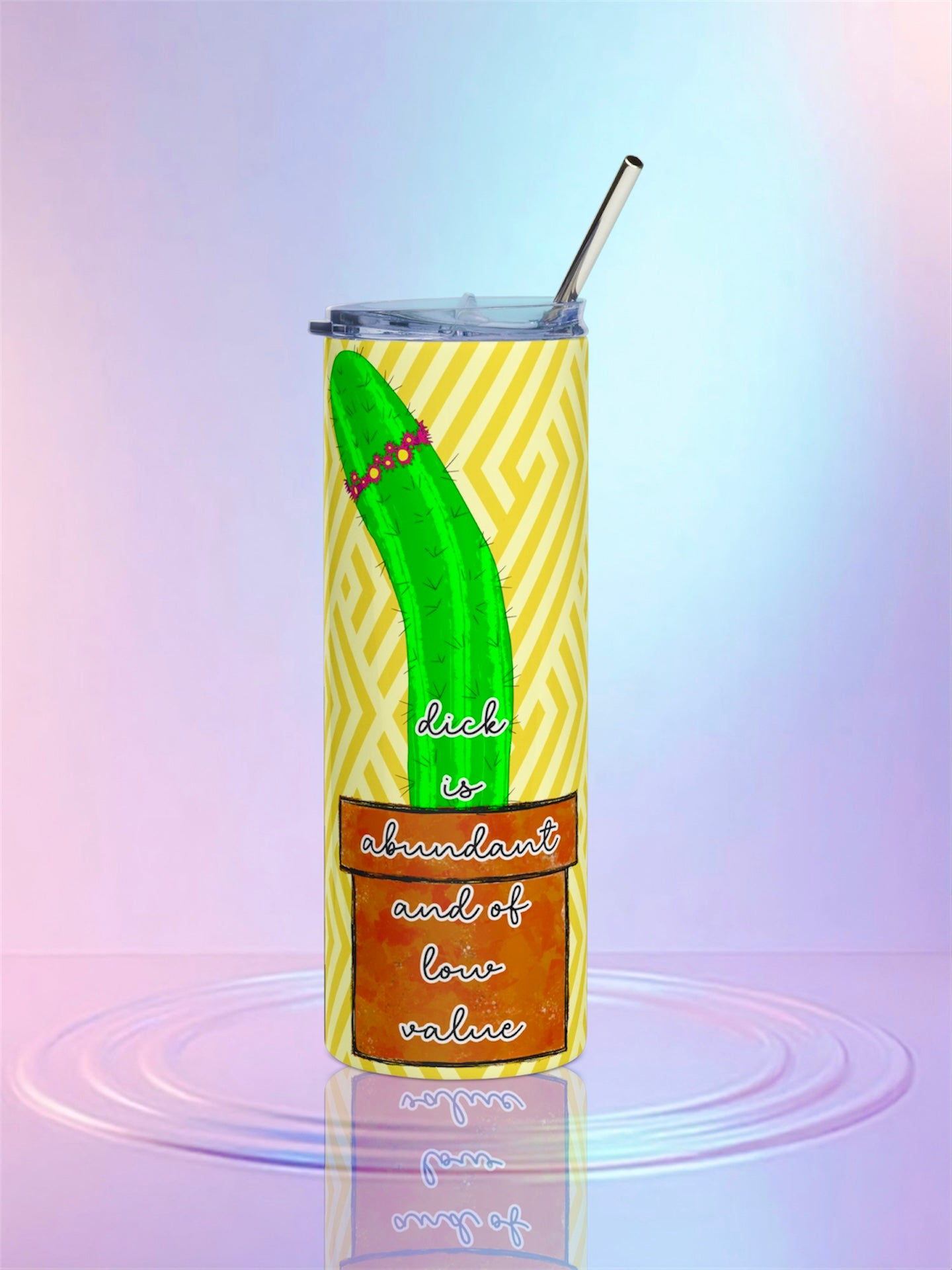 Dick is Abundant and of Low Value • 20oz Skinny Stainless Steel Tumbler