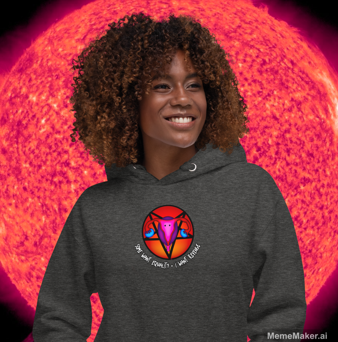 Some Want Equality • I Want Revenge • Unisex Hoodie