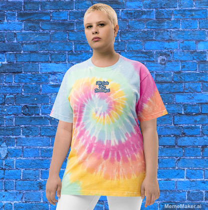 All Cats Are Beautiful • Oversized Tie-Dye T-Shirt
