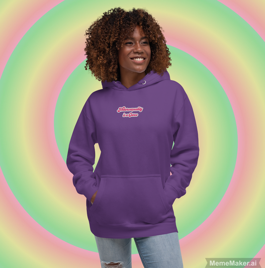 Heterosexuality is a Curse • Embroidered • Unisex Hoodie