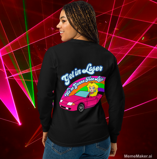 Get in Loser • Garment-Dyed Heavyweight Long-Sleeve Shirt