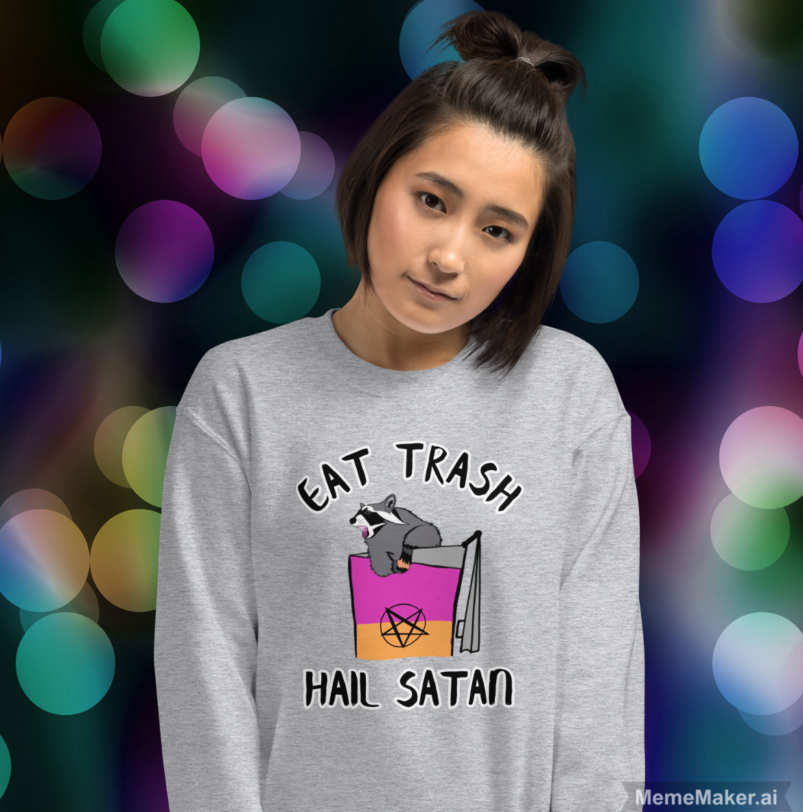 Eat Trash Hail Satan • Unisex Sweatshirt