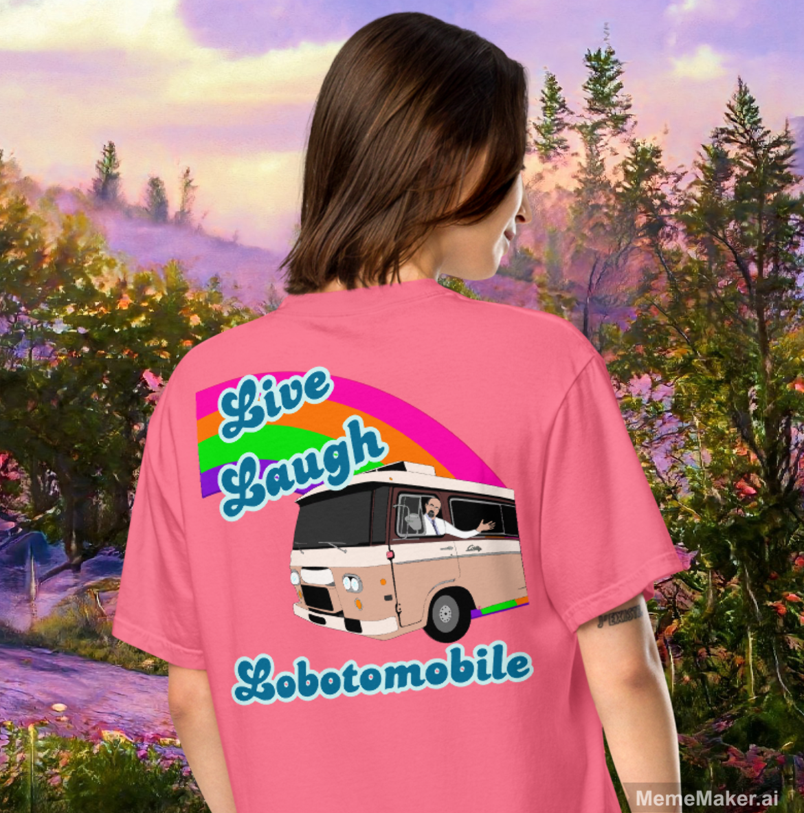 Live Laugh Lobotomobile • Unisex Garment-Dyed Heavyweight T-Shirt