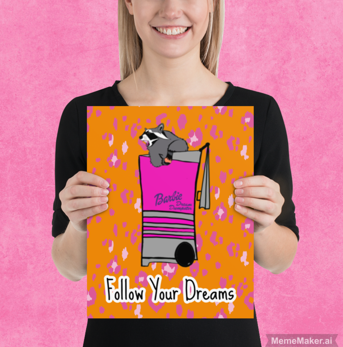 Follow Your Dreams • Inspirational • Enhanced Matte Paper Poster • Digital Art Print