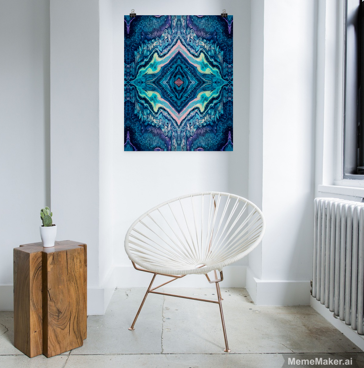 Yonic Chaos • Abstract Art • Enhanced Matte Paper Poster