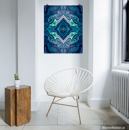 Yonic Chaos • Abstract Art • Enhanced Matte Paper Poster