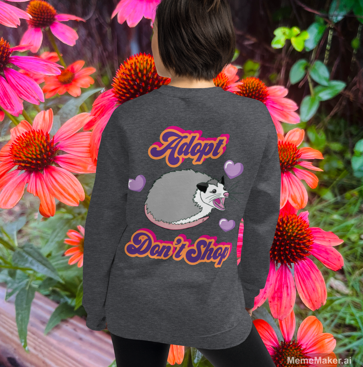 Adopt Don’t Shop • Unisex Sweatshirt