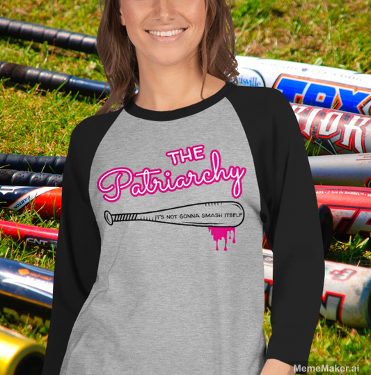 It’s Not Gonna Smash Itself • 3/4 Sleeve Raglan Shirt