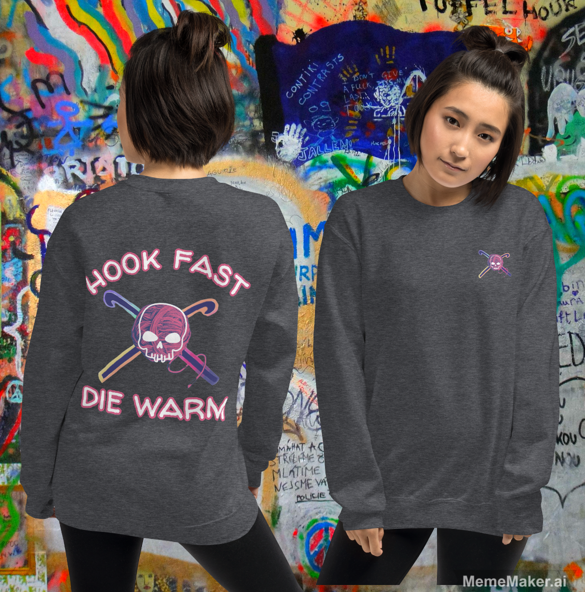 Hook Fast Die Warm • Unisex Sweatshirt