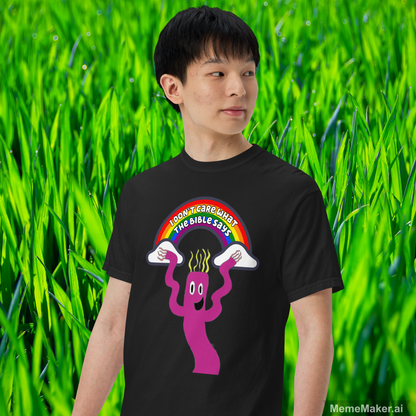 IDC What the Bible Says • Unisex Garment-Dyed Heavyweight T-Shirt