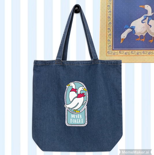 Country Goose Kitchen • Organic Denim Tote Bag