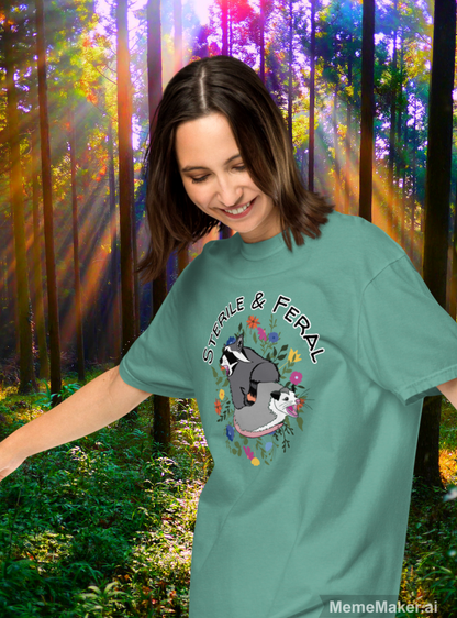 Sterile & Feral • Unisex Garment-Dyed Heavyweight T-Shirt