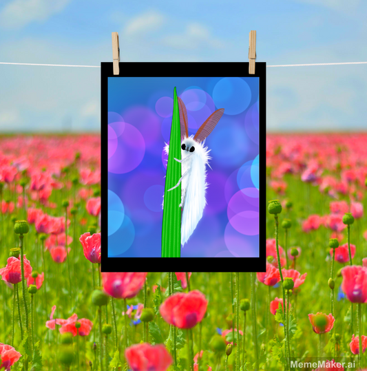 What Seems to be the Problem, Moth • Enhanced Matte Paper Poster