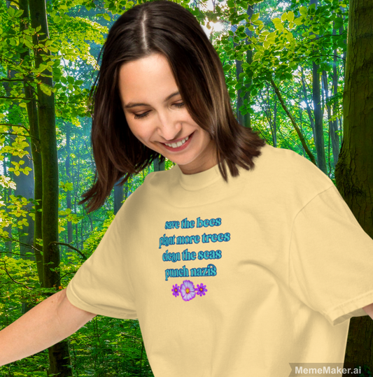 Plant More Trees • Unisex Garment-Dyed Heavyweight T-Shirt