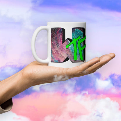 Galaxy WTF • White Glossy Mug