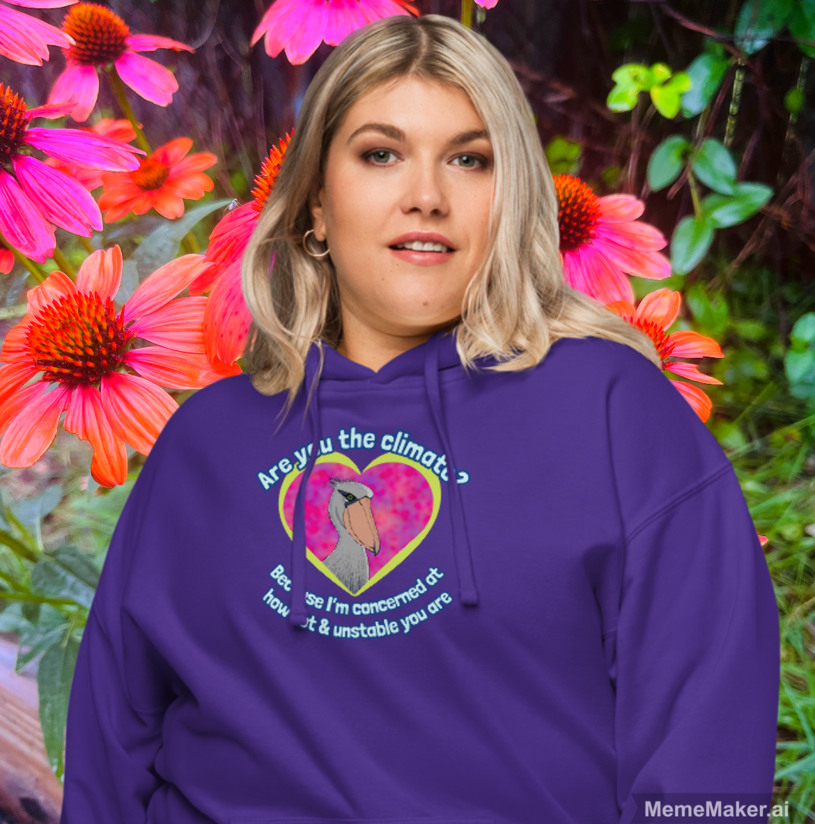 Dystopian Pick Up Line • Unisex Midweight Hoodie