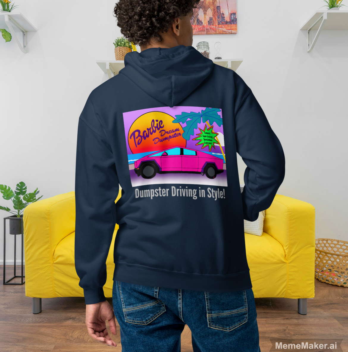 Dumpster Driving • Unisex Heavy Blend Zip Hoodie • Gildan 18600