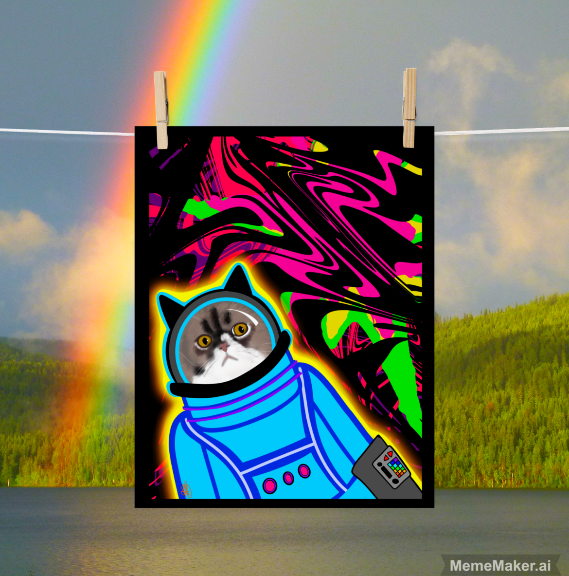 Cosmic Catnip • Enhanced Matte Paper Poster