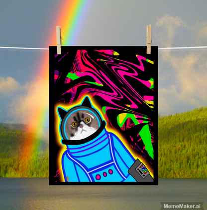 Cosmic Catnip • Enhanced Matte Paper Poster