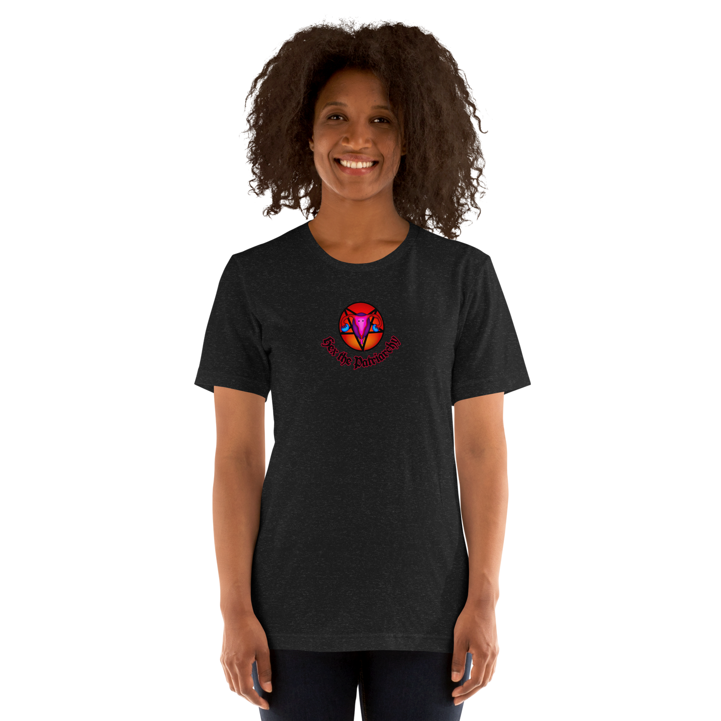 Hex the Patriarchy • Pentagram Uterus • Unisex T-Shirt