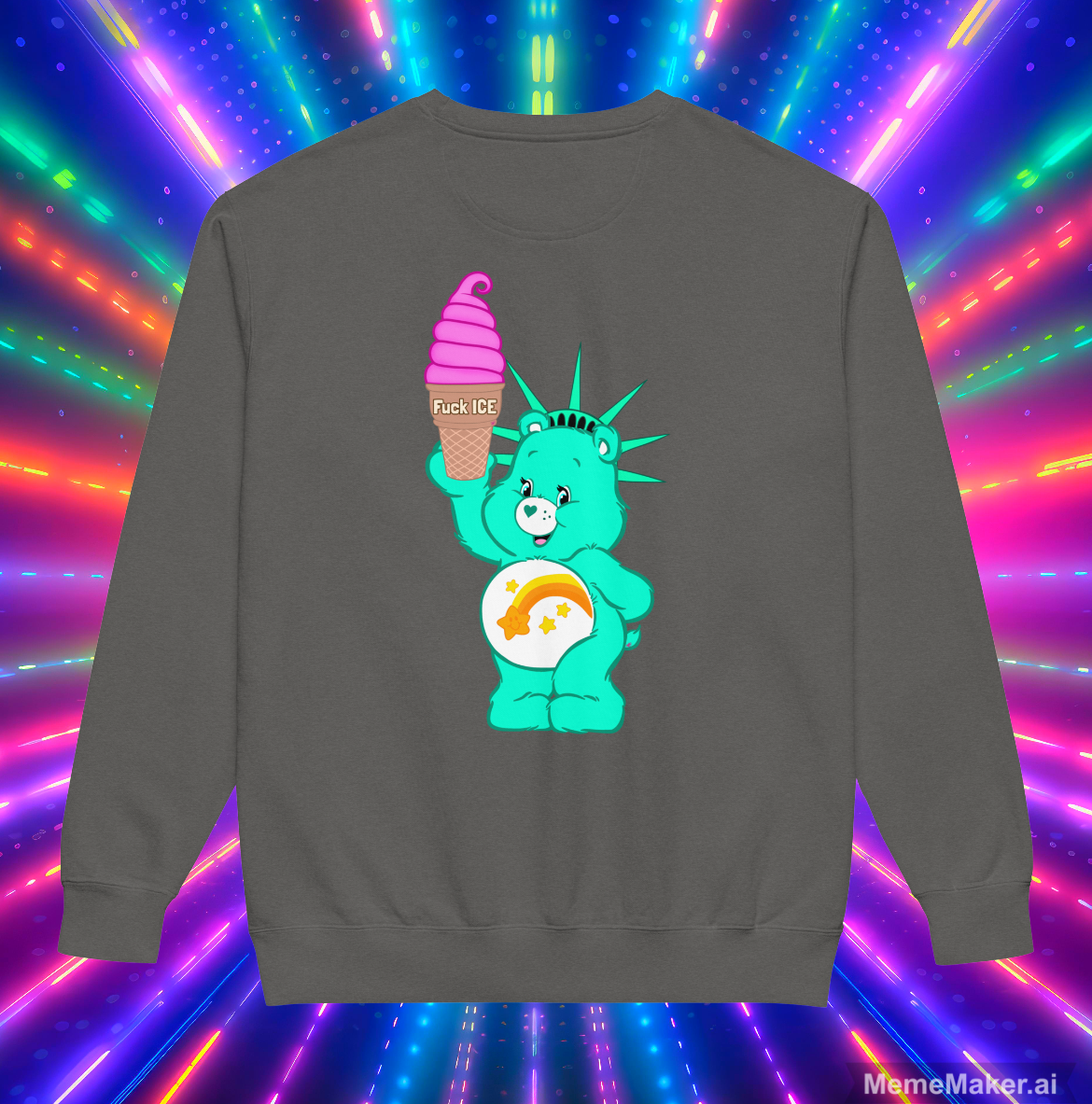 The US is not a Serious Country • Unisex Garment-Dyed Sweatshirt