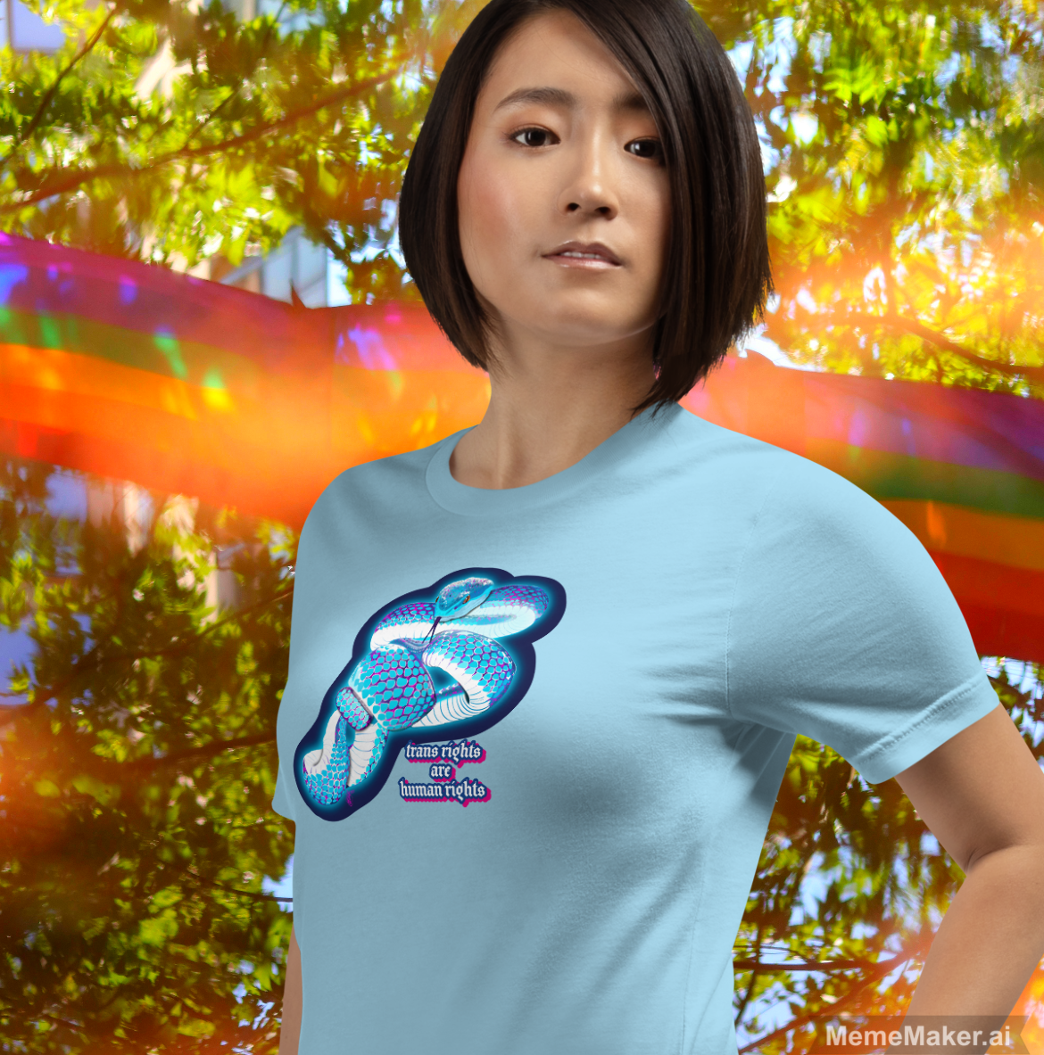 Trans Rights Are Human Rights • Unisex T-Shirt