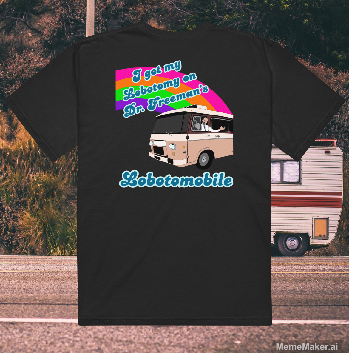 Lobotomobile • Unisex Garment-Dyed Heavyweight T-Shirt