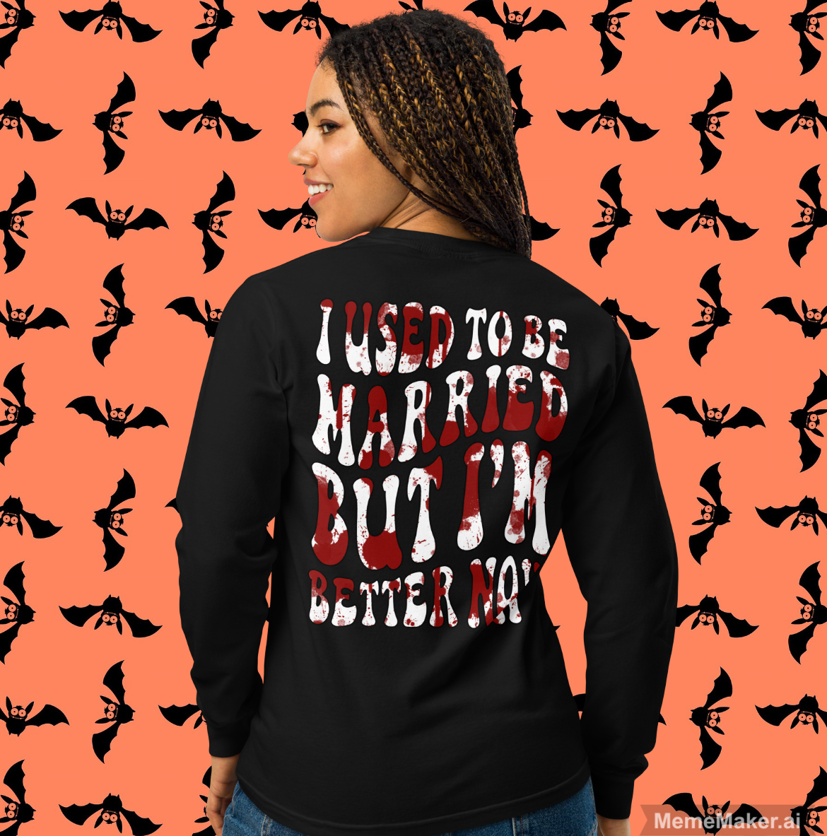 I Used To Be Married But I’m Better Now • Comfort Colors • Garment-Dyed Heavyweight Long-Sleeve Shirt