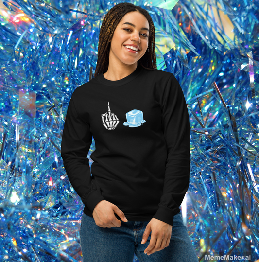 Leftist Pictograph • Garment-Dyed Heavyweight Long-Sleeve Shirt