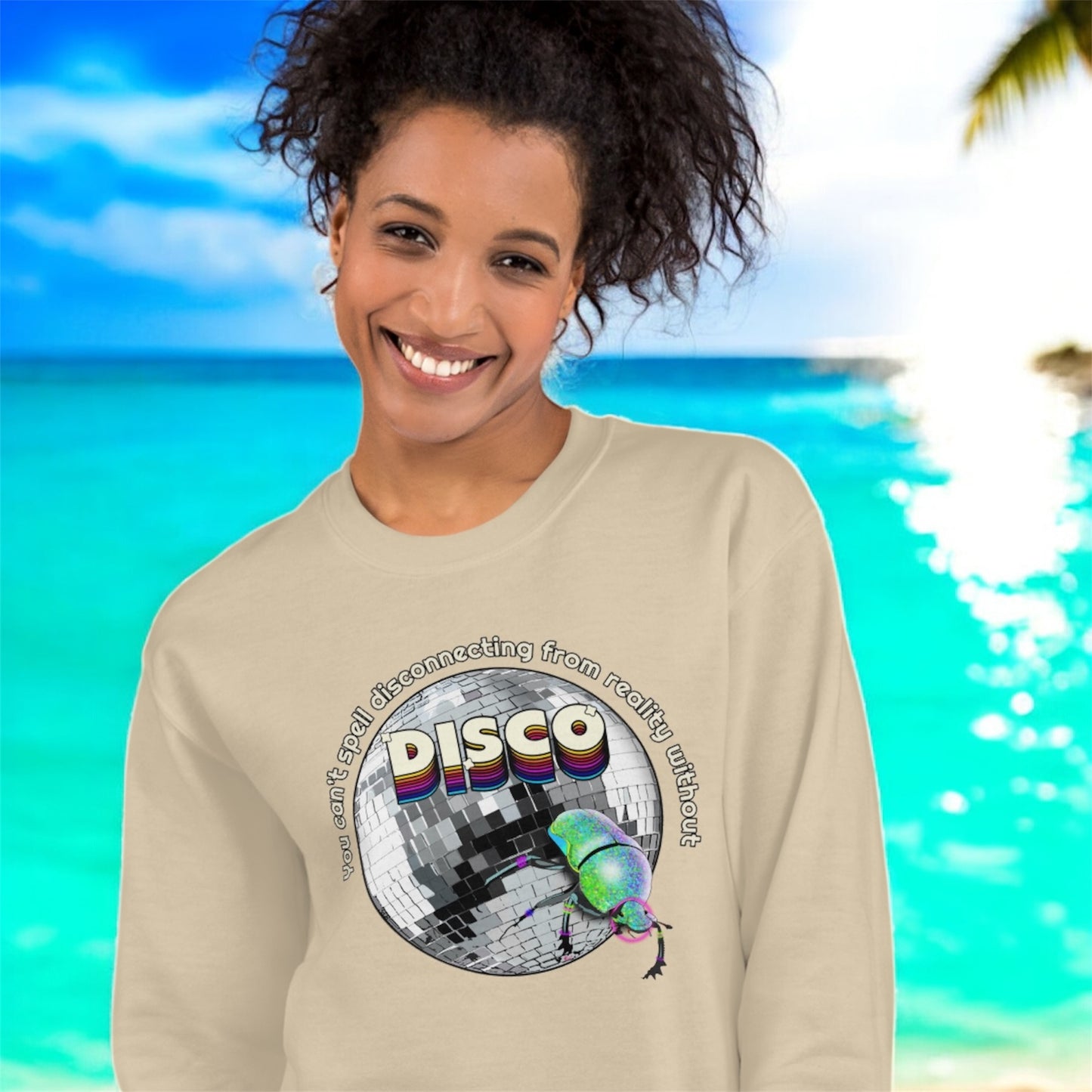 Disco Dung Beetle • Unisex Sweatshirt