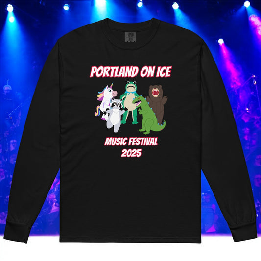 Portland Music Festival 2025 • Garment-Dyed Heavyweight Long-Sleeve Shirt
