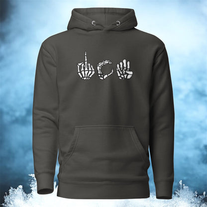 ASL Hates ICE • Unisex Hoodie • Cotton Heritage