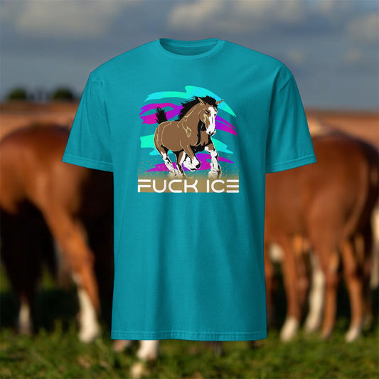 Horses Hate Ice • Short-Sleeve Unisex T-Shirt Gildan 64000