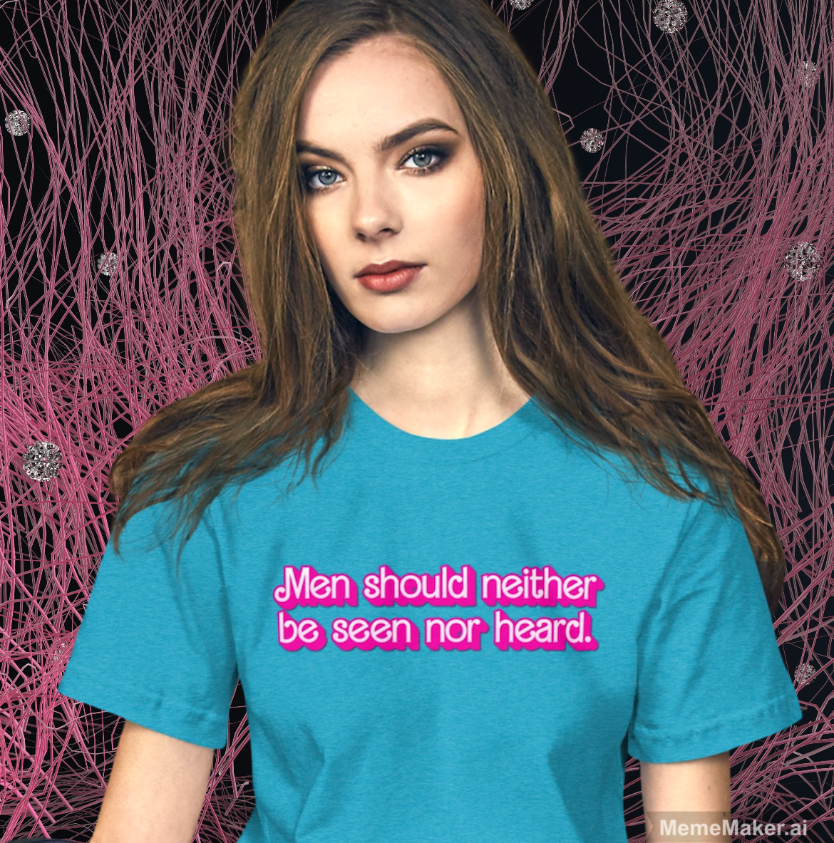 Men Should Neither Be Seen Nor Heard • Unisex T-Shirt • Bella + Canvas 3001
